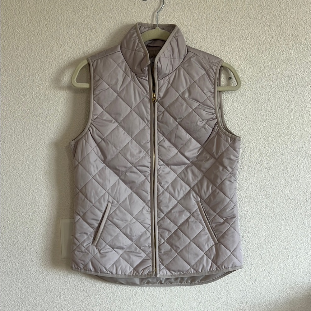 Quilted muted pink/grey Vest